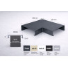 Angle couvertine aluminium 150 mm | Angle 90° acrotère | SuissePliage