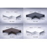 Angle couvertine aluminium 400 mm | Angle 90° acrotère | SuissePliage