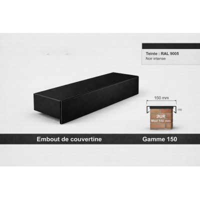 Tappo terminale copertina 150 mm – Alluminio & Acciaio | SuissePliage