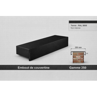 Abschlusskappe Abdeckprofil 250 mm – Alu & Stahl | SuissePliage