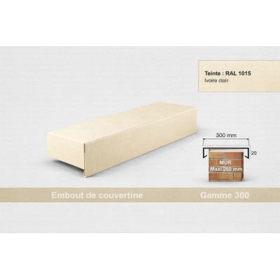 Coping End Cap 300 mm – Aluminium & Steel | SuissePliage