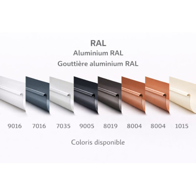 Half-Round Metal Gutter | Steel, Zinc, Alu, Copper | Switzerland