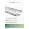 Half-Round Metal Gutter | Steel, Zinc, Alu, Copper | Switzerland