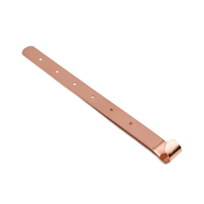 Half-round gutter hanger dev.33 copper – SuissePliage Switzerland