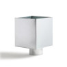 Raccoglitore acqua uscita Ø 33 mm 200x200 mm | SuissePliage