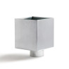Rainwater head outlet Ø 33 mm 200x200 mm | SuissePliage