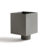 Rainwater head outlet Ø 33 mm 200x200 mm | SuissePliage