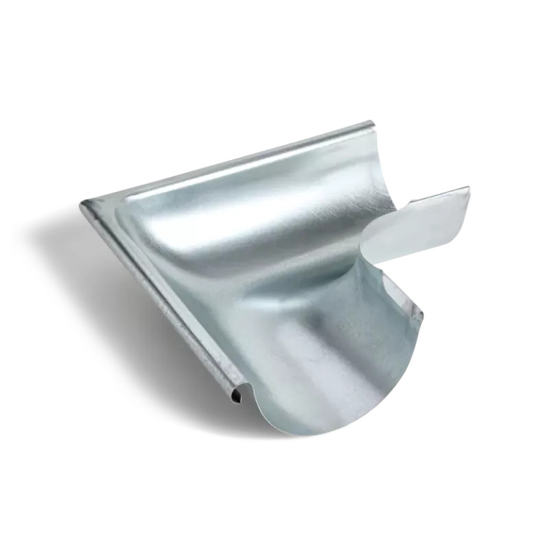 Gutter angle half-round gutter dev. 33 | SuissePliage