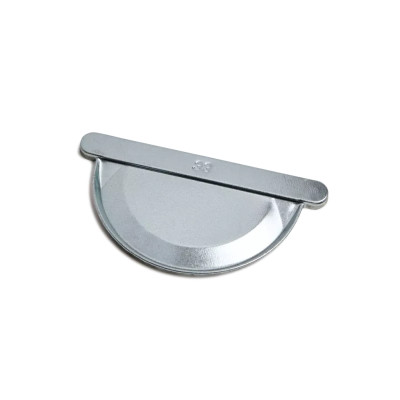 Gutter end cap half-round gutter dev. 33 | SuissePliage