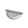 Gutter end cap half-round gutter dev. 33 | SuissePliage