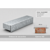 Abschlusskappe Abdeckprofil 350 mm – Alu & Stahl | SuissePliage