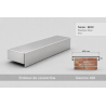 Embout de couvertine 400 mm – Aluminium & Acier | SuissePliage