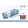 Abschlusskappe Abdeckprofil 350 mm – Alu & Stahl | SuissePliage