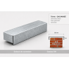 Abschlusskappe Abdeckprofil 350 mm – Alu & Stahl | SuissePliage