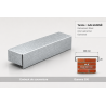 Embout de couvertine 300 mm – Aluminium & Acier | SuissePliage
