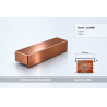 Embout de couvertine 200 mm – Aluminium & Acier | SuissePliage