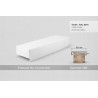 Embout de couvertine 300 mm – Aluminium & Acier | SuissePliage