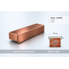 Coping End Cap 250 mm – Aluminium & Steel | SuissePliage