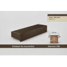 Embout de couvertine 250 mm – Aluminium & Acier | SuissePliage