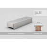 Embout de couvertine 150 mm – Aluminium & Acier | SuissePliage