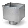 Boite a eau D100 zinc naturel - SuissePliage