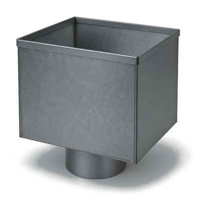 Boite a eau D100 zinc gris - SuissePliage