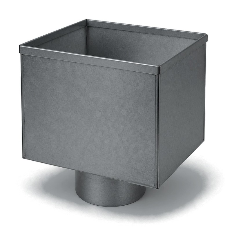 Boite a eau D100 zinc gris - SuissePliage