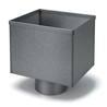 Boite a eau D100 zinc gris - SuissePliage