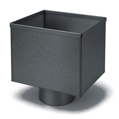Boite a eau D100 aluminium RAL 7016 - SuissePliage