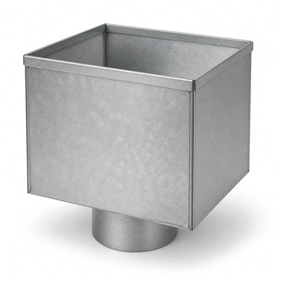 Boite a eau D100 aluminium RAL 7035 - SuissePliage