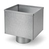 Boite a eau D100 aluminium RAL 7035 - SuissePliage