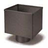 Boite a eau D100 aluminium RAL 8019 - SuissePliage