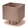 Boite a eau D100 aluminium RAL 8004 - SuissePliage