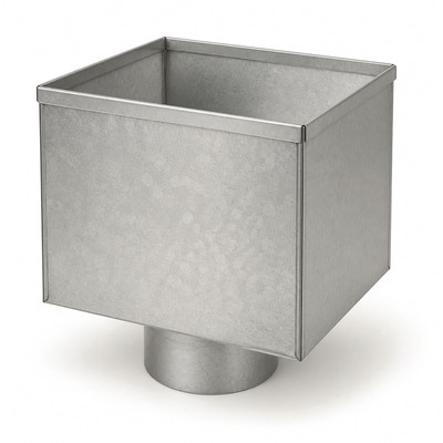 Boite a eau D100 aluminium RAL 1015 - SuissePliage