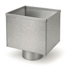 Boite a eau D100 aluminium RAL 1015 - SuissePliage