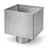Boite a eau D100 aluminium RAL 9010 - SuissePliage