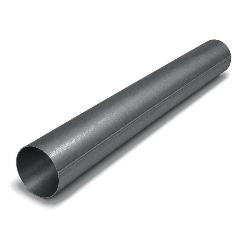 Tuyau de descente D100 zinc gris 2M - SuissePliage