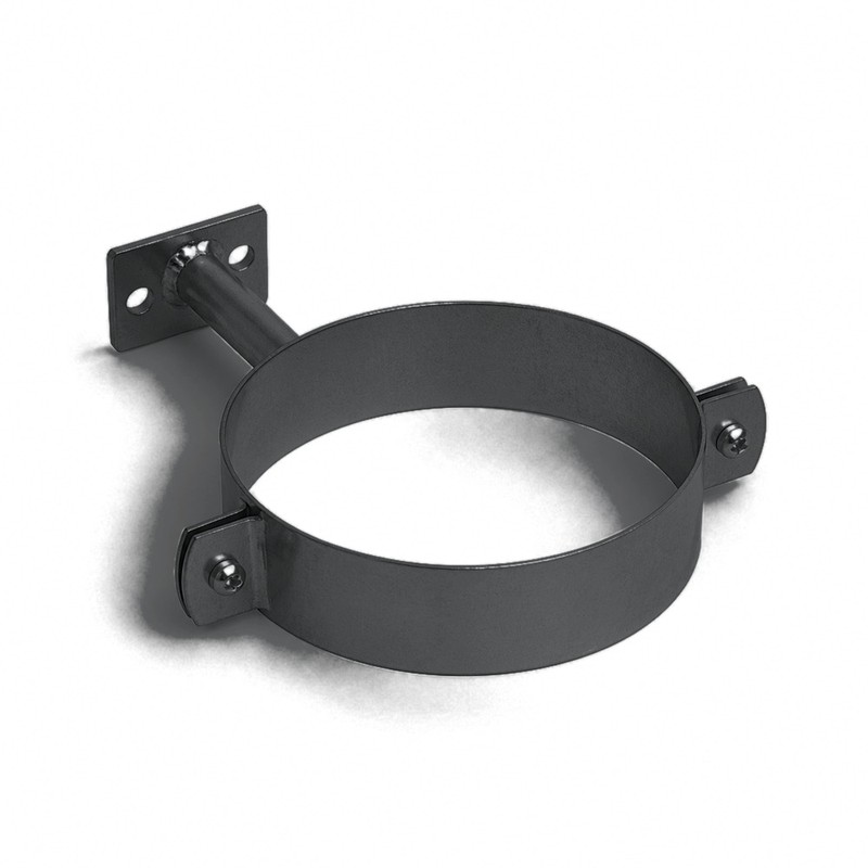 Collier de descente D100 zinc noir - SuissePliage