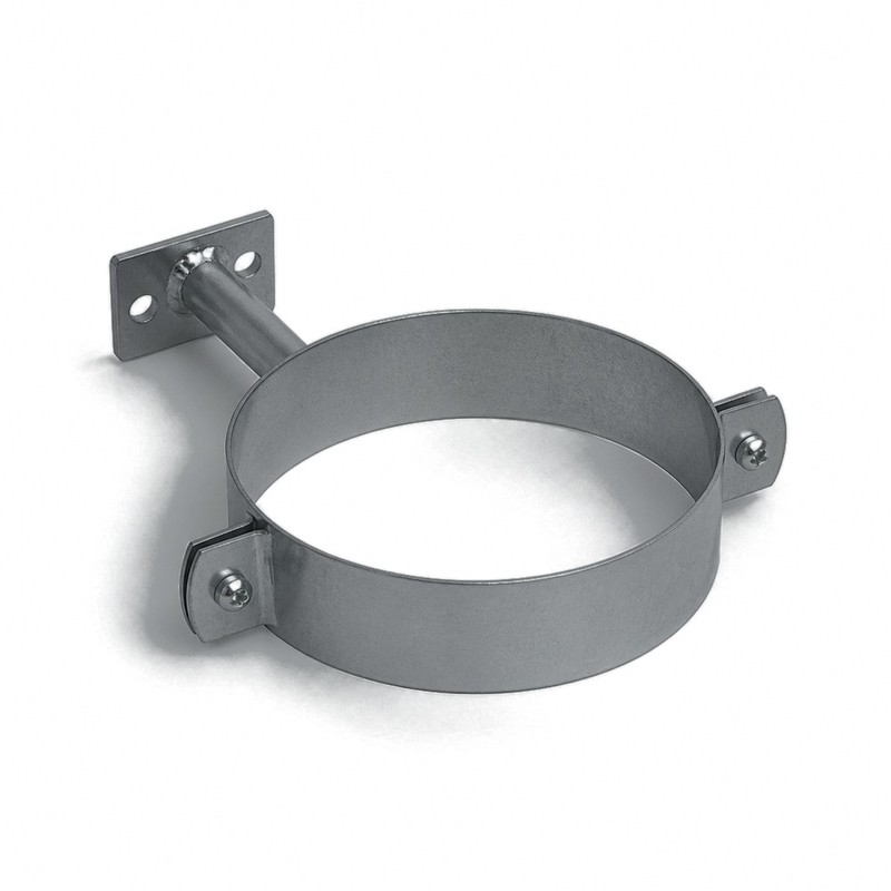 Collier de descente D100 zinc gris - SuissePliage