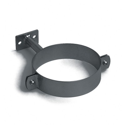 Collier de descente D100 aluminium RAL 7016 - SuissePliage