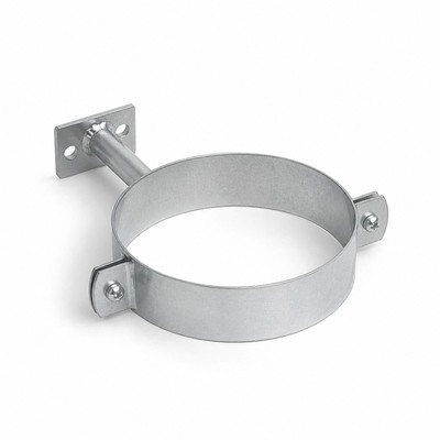 Collier de descente D100 aluminium RAL 7035 - SuissePliage