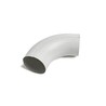 Coude de descente D100 aluminium RAL 9016 72 - SuissePliage