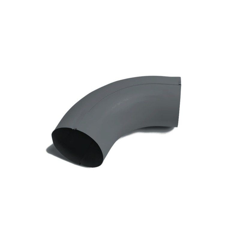 Coude de descente D100 aluminium RAL 7016 72 - SuissePliage