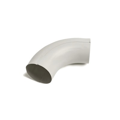 Coude de descente D100 aluminium RAL 1015 72 - SuissePliage