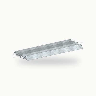 Closoir crante metallique 2 m acier 2 m - SuissePliage