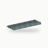 Closoir crante metallique 2 m zinc gris 2 m - SuissePliage