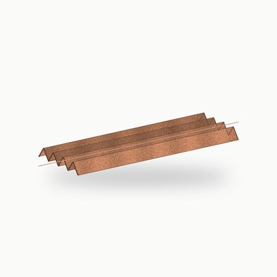 Closoir crante metallique 2 m cuivre 2 m - SuissePliage