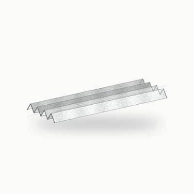 Closoir crante metallique 2 m inox 2 m - SuissePliage