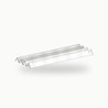 Closoir crante metallique 2 m alu RAL 9016 2 m - SuissePliage