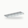 Closoir crante metallique 2 m alu RAL 7035 2 m - SuissePliage